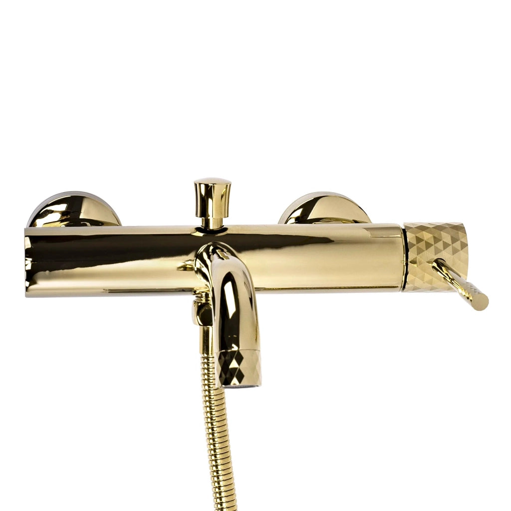 Rubinetto Da Vasca Rea Lungo Diamond Gold