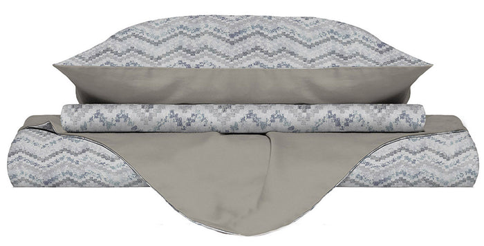 Copripiumino Matrimoniale con Federe Stampato Jakarta