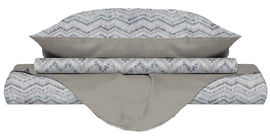 Copripiumino 1 Piazza e Mezzo con Federe Stampato Jakarta