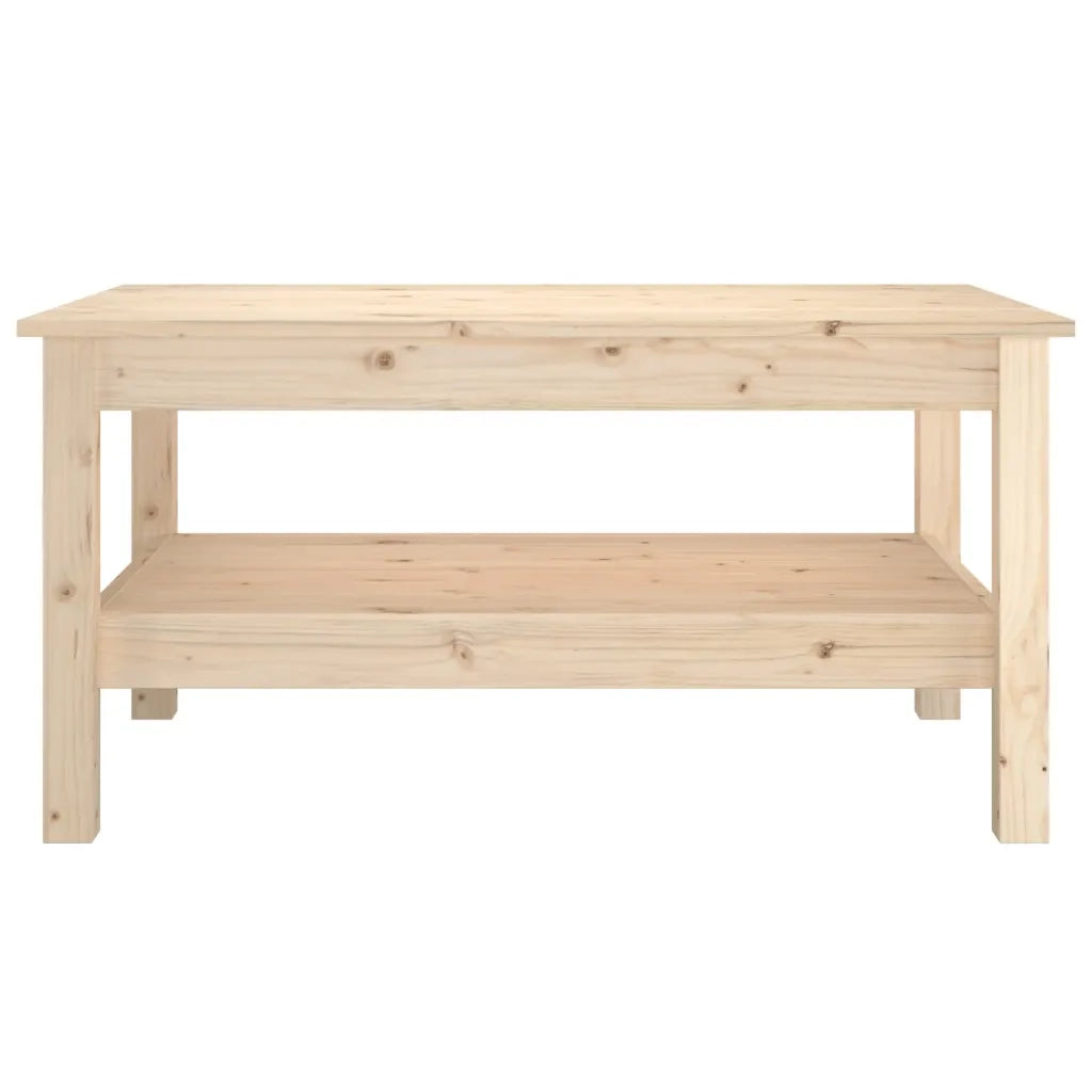 Tavolino da Salotto 80x50x40 cm Legno Massello di Pino 814284