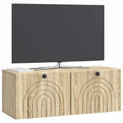 Mobile TV da Muro | Armadietto TV | Mobile Porta TV Rovere Sonoma 78,5 x 31 x 30 cm