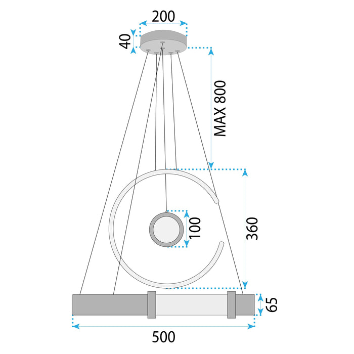 Lampada Led Lhj060-cp Gold
