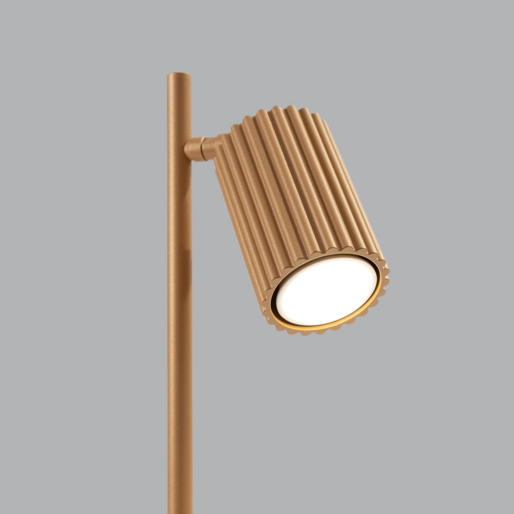 Lampada da scrivania moderna oro snodata GU10 GRAVIO