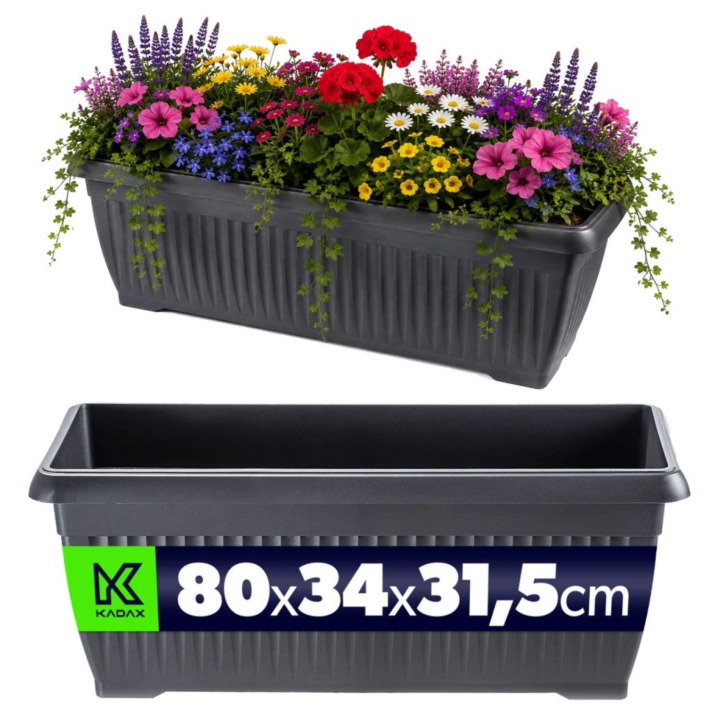 KADAX Doniczka DTT800-S433 Terra antracytowy <10><
