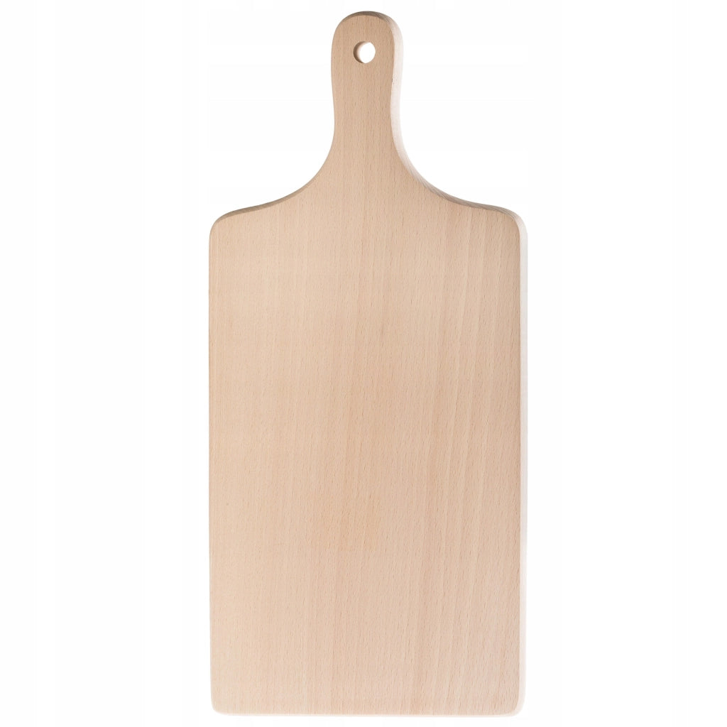 Tagliere da cucina tradizionale in legno KADAX con manico, 28x17,5 cm, faggio