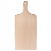 Tagliere da cucina tradizionale in legno KADAX con manico, 28x17,5 cm, faggio