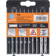 LAME SEGHETTO ALTERNATIVO ATT BLACK DEKER 720.90PG - LEGNO+FERRO MIX CF=PZ 10- 1 confezioni