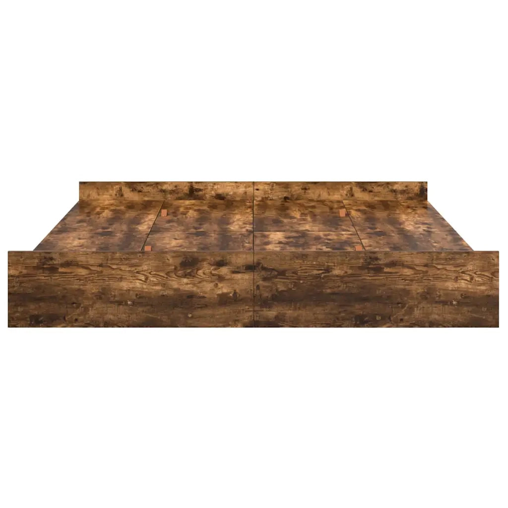Struttura letto con contenitore Rovere fumé 180 x 200 cm 3335273