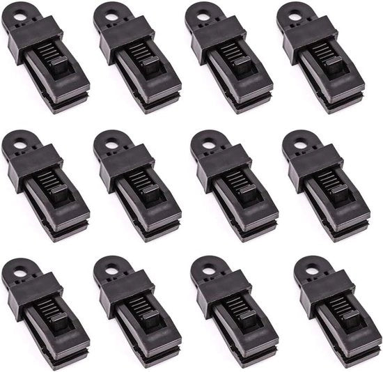 12 x Viti per tenda a clip per zeppa per tenda esterna clip per zeppa per tenda esterna