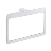 PORTA SALVIETTE DA PARETE AD ANELLO IN OTTONE CROMATO MODELLO PIRENEI - DIM. CM (LXPXH): 23X5X15  - GDY