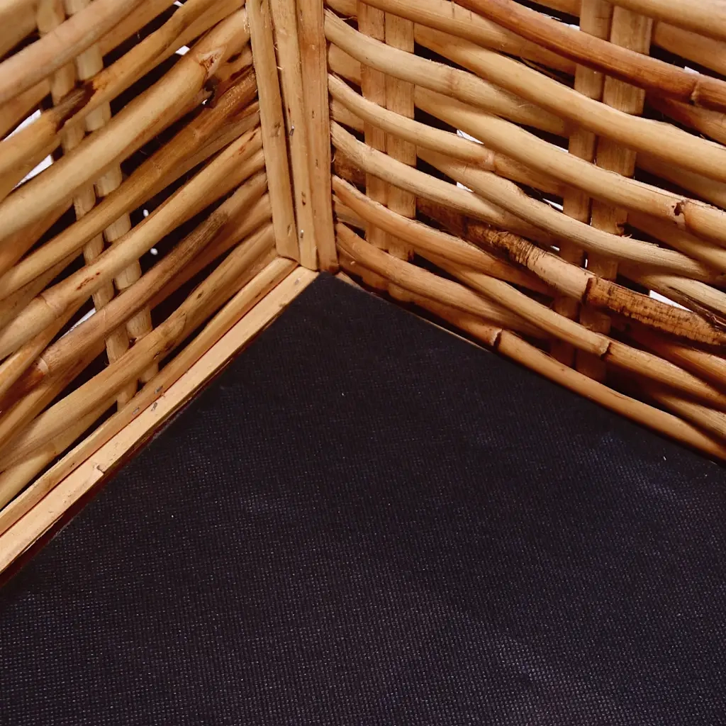 Divano a 3 Posti in Rattan Naturale   cod mxl 11897