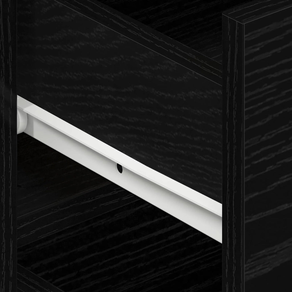 Credenza Rovere Nero 120 x 36 x 69 cm Legno multistrato 3333865