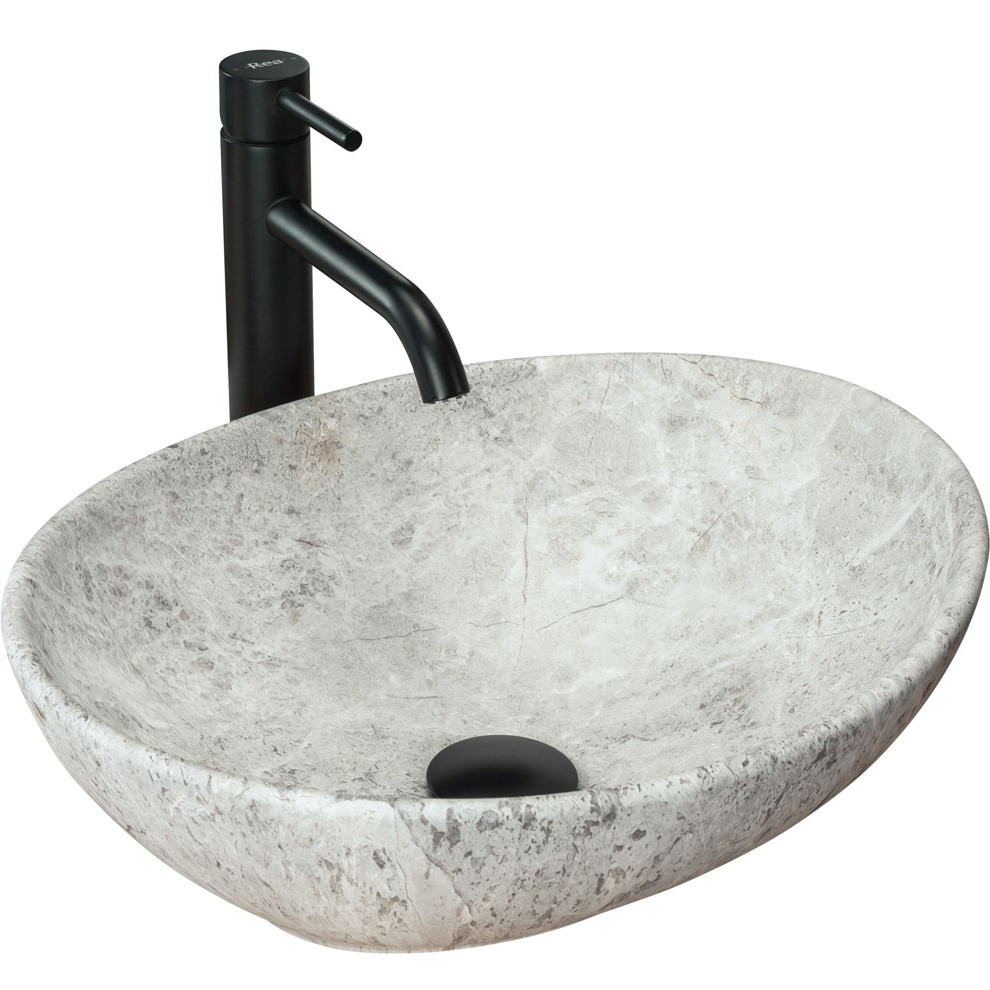 Lavabo Da Appoggio Rea Sofia Light Stone