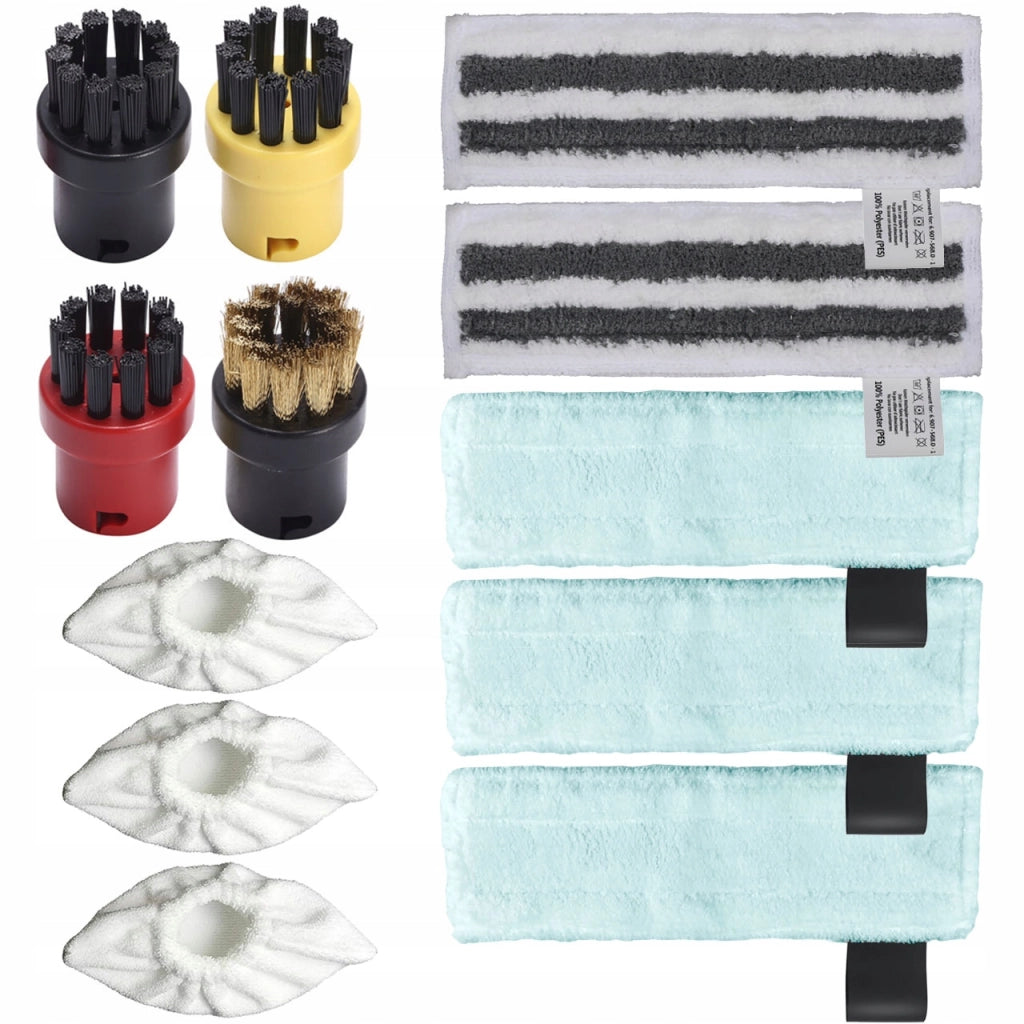 Set di Accessori per Pulitore a Vapore compatibile con Kärcher SC1-SC5 – 12in1 EasyFix