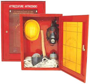 Armadio metallico verniciato con lastra frangibile SAFE CRASH per dispositivi di protezione individuale cm. 50x26x70h
