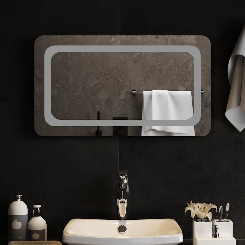 Specchio da Bagno con Luci LED 70x40 cm cod mxl 67687