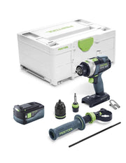 Trapano a Percussione FESTOOL QUADRIVE TPC 18/4 I-Basic (1 x 5,0 Ah + Systainer SYS3 M 187)