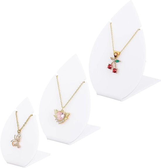 Acquario di vetro per catena di perle - Stendino per catena di perle - Bianco - Casalinghi - Fiere e mostre - Gallerie espositive - Accessori per la fotografia - Presentazione e decorazione - Decorazione di interni - Moda e accessori