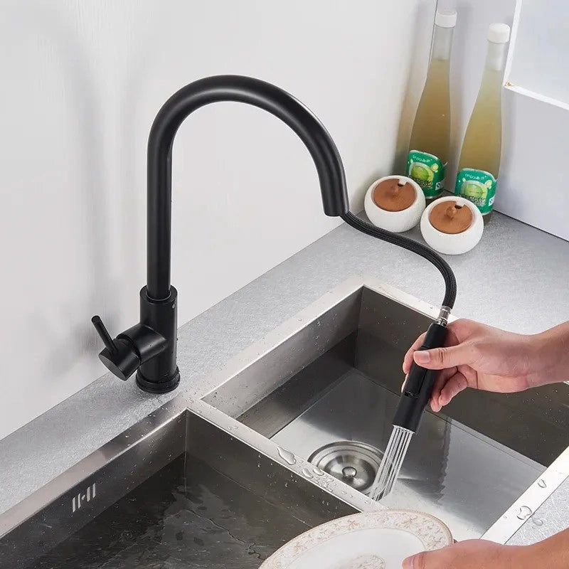 Rubinetto Da Cucina Rea Fresh Black Mat