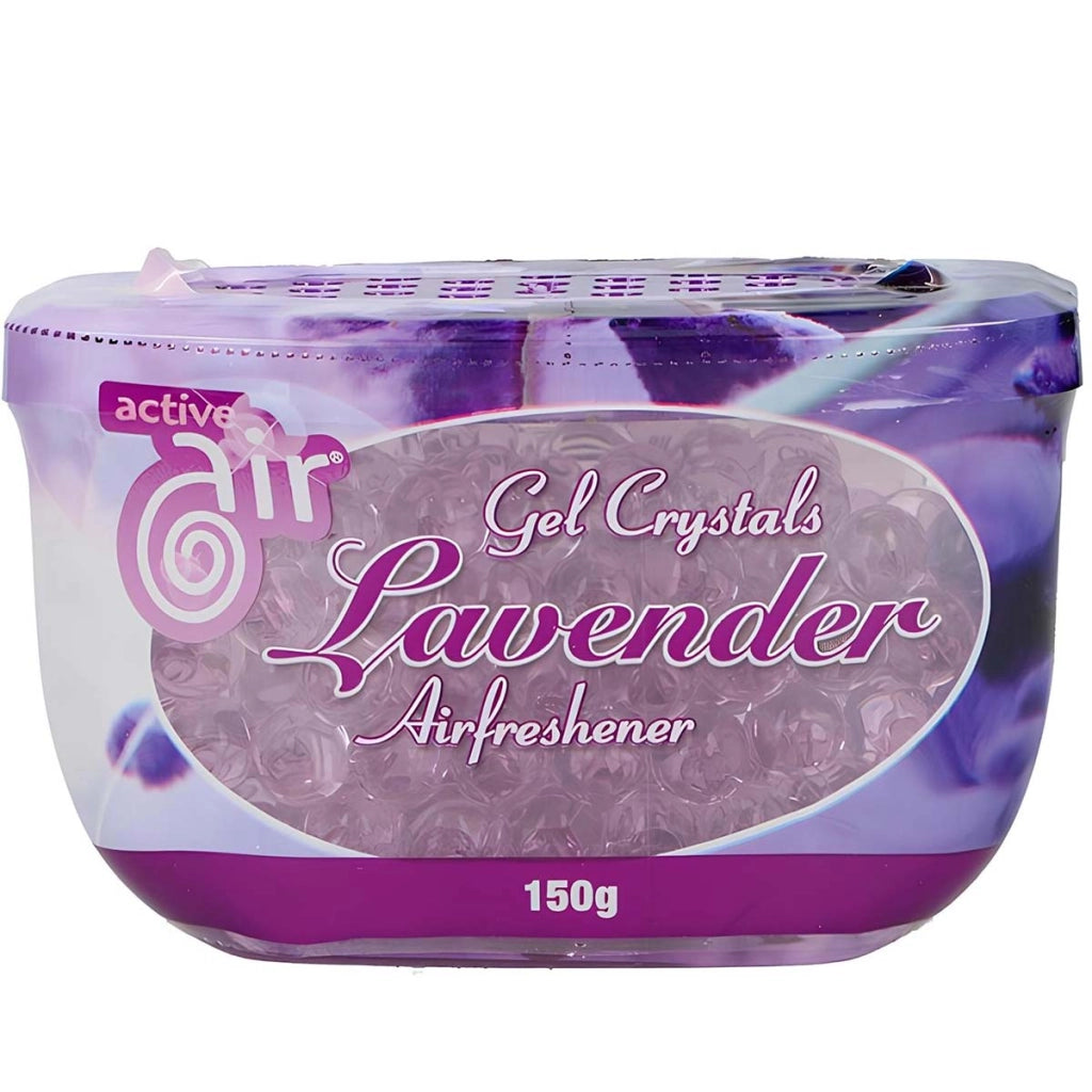 Deodorante in gel profumato alla lavanda 150 g per auto o bagno Viola Active Air