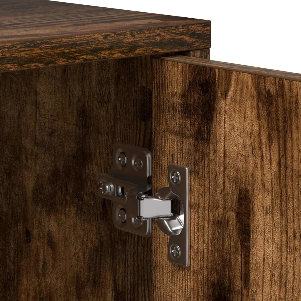 Armadio da Notte Rovere Fumo Legno ingegnerizzato 8007639