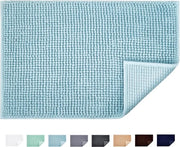 Pavimento antiscivolo con chenille microfibra, assorbente, morbido, lavabile a macchina, per doccia e bagno, 40x60cm