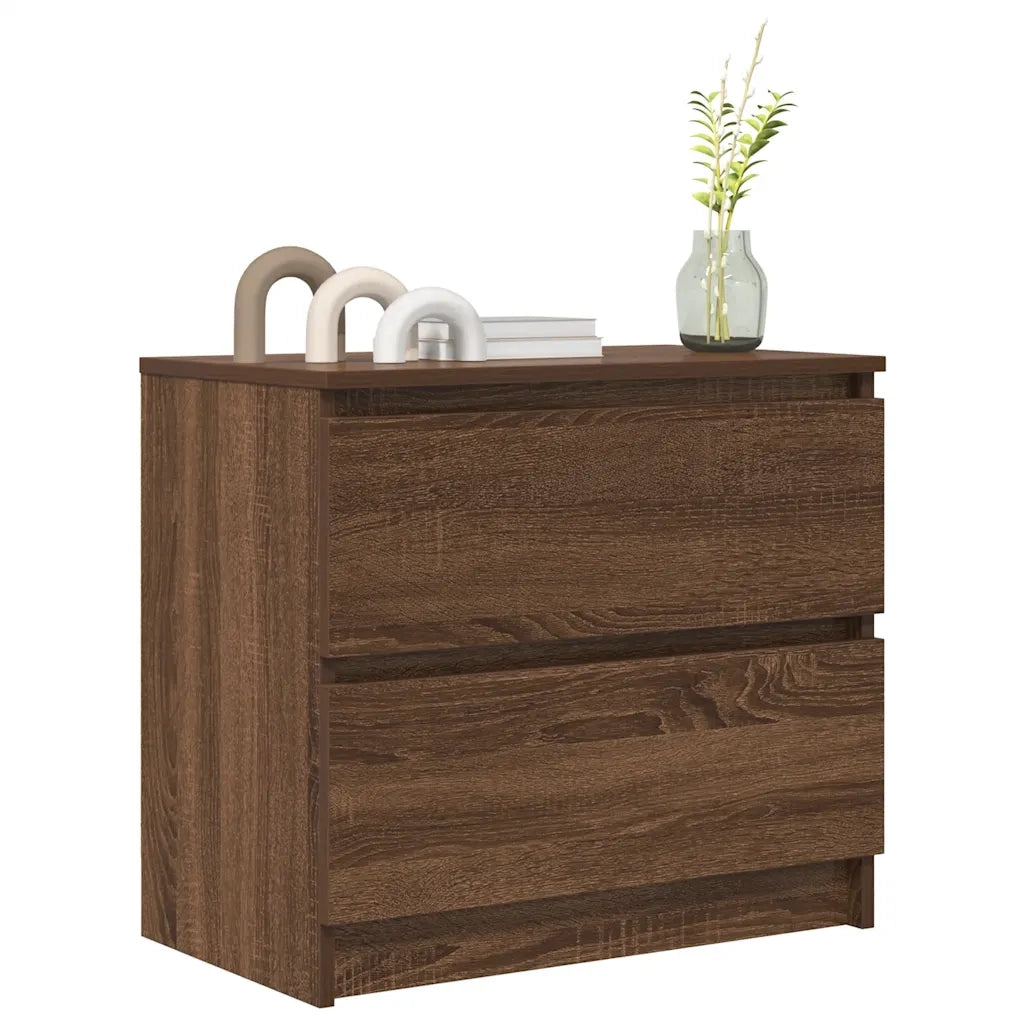 Mobile TV Rovere Marrone 60x35x54 cm in Legno Multistrato 861784