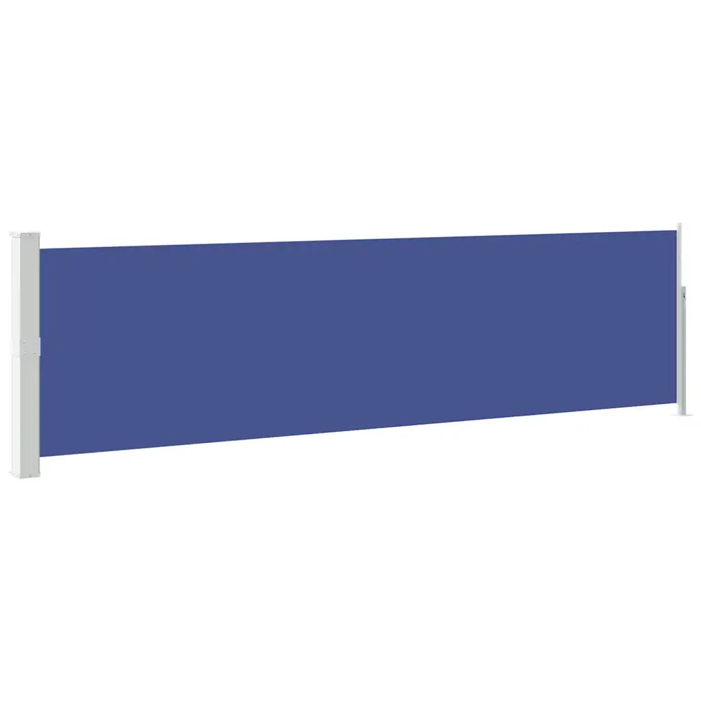 Tenda Laterale Retrattile per Patio 140x500 cm Blu 48396