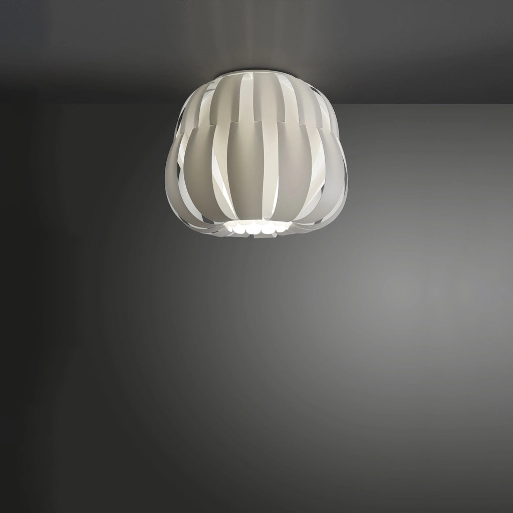 Plafoniera Moderna Queen Polilux ® Bianco 1 Luce E27