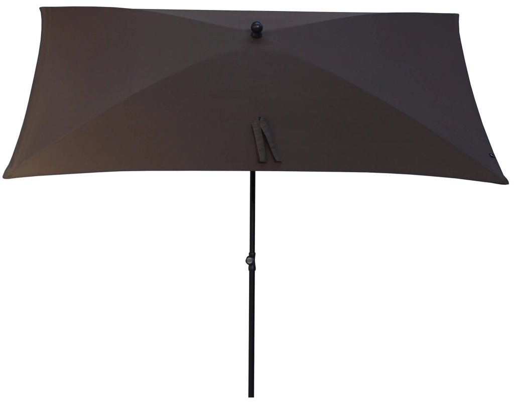 Ombrellone da Giardino 2,4x1,5 m Palo Ø27 mm in Acciaio Maffei Kronos Tortora