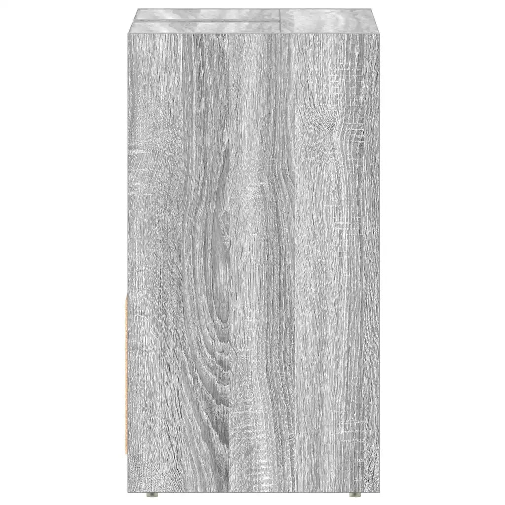 Armadietto Bagno Grigio Sonoma 60x33x61 cm in Legno Multistrato cod mxl 11647