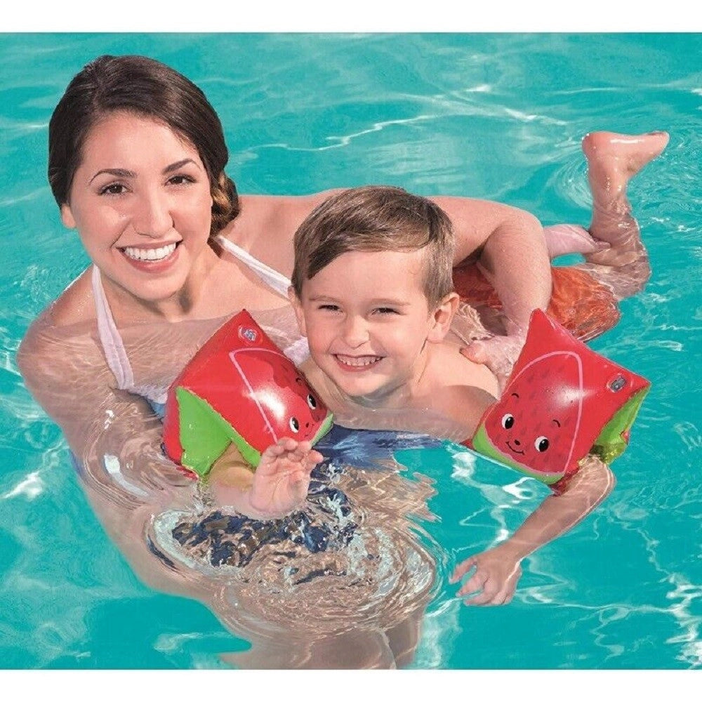 Trade Shop - Braccioli Frutta Per Bambini 23x15cm Nuoto Piscina Mare Modelli Assortiti 32042 -