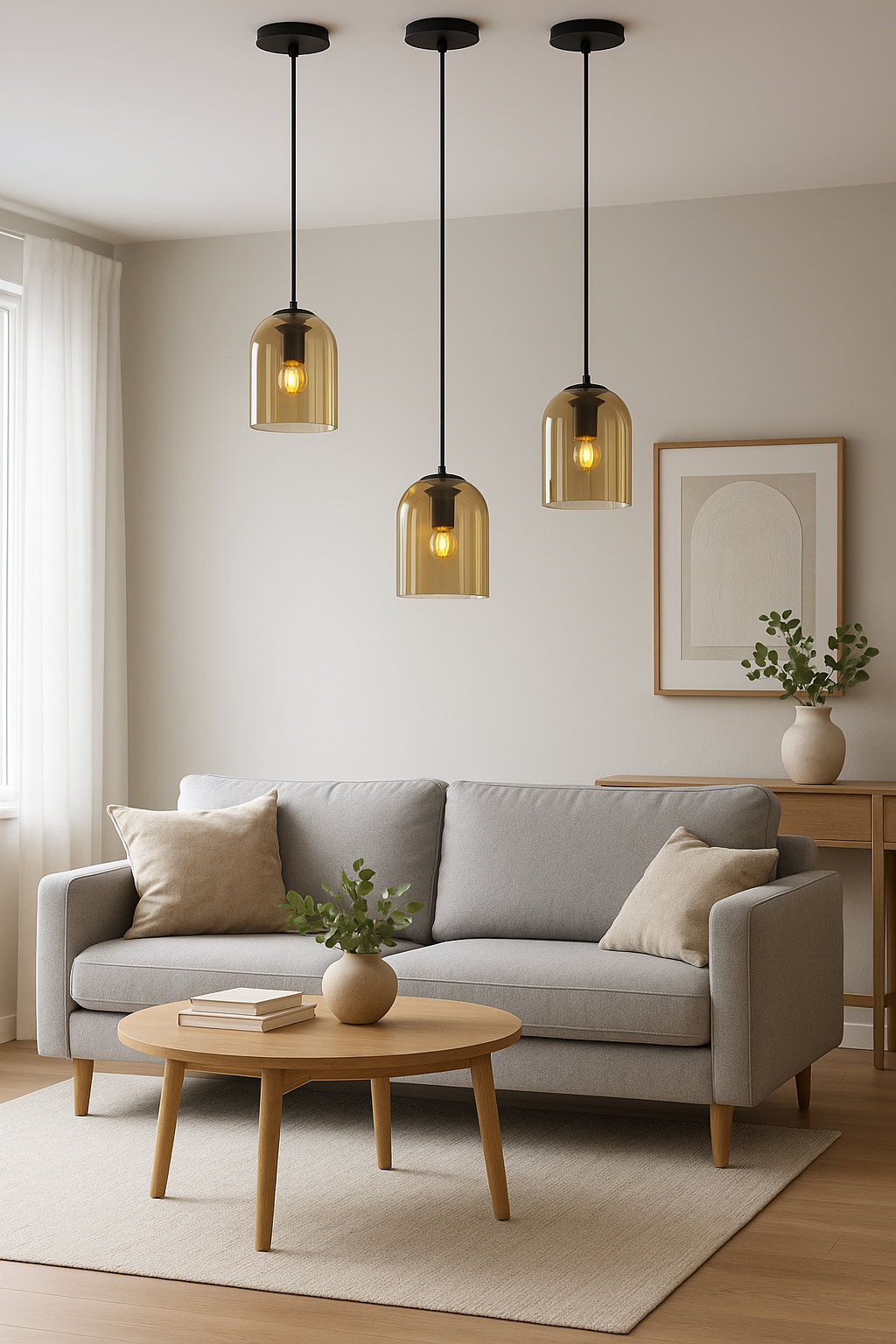 Lampada A Sospensione APP1704-1PC Amber