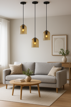 Lampada A Sospensione APP1704-1PC Amber