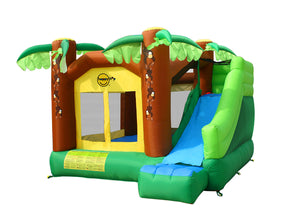 Castello Gonfiabile per Bambini Jungle Climb 390x330x270 cm Portata Massima 225 kg