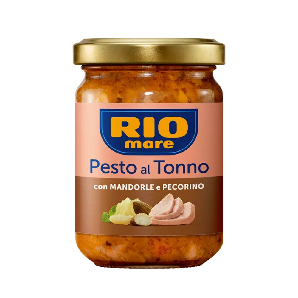 Rio mare pesto al tonno con mandorle e pecorino da 130 grammi