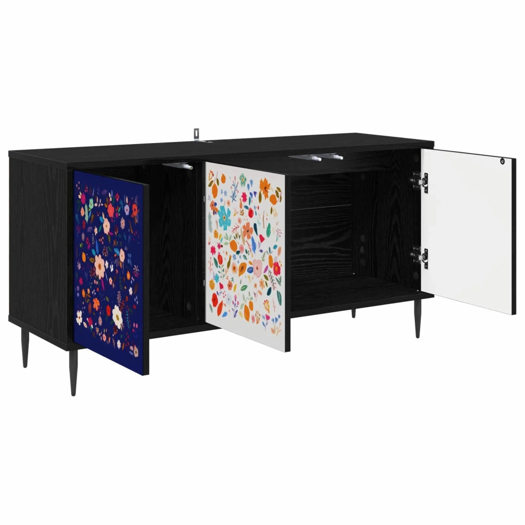 Mobile TV MAINZ 102 x 33 x 51 cm Rovere Nero 8007104
