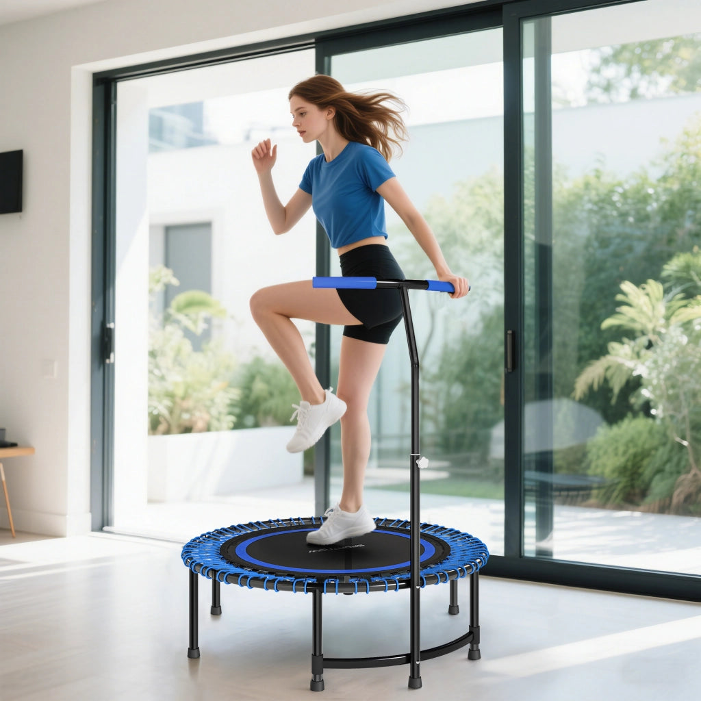Trampolino Fitness 114 cm ¨C zephmum ¨C Blu