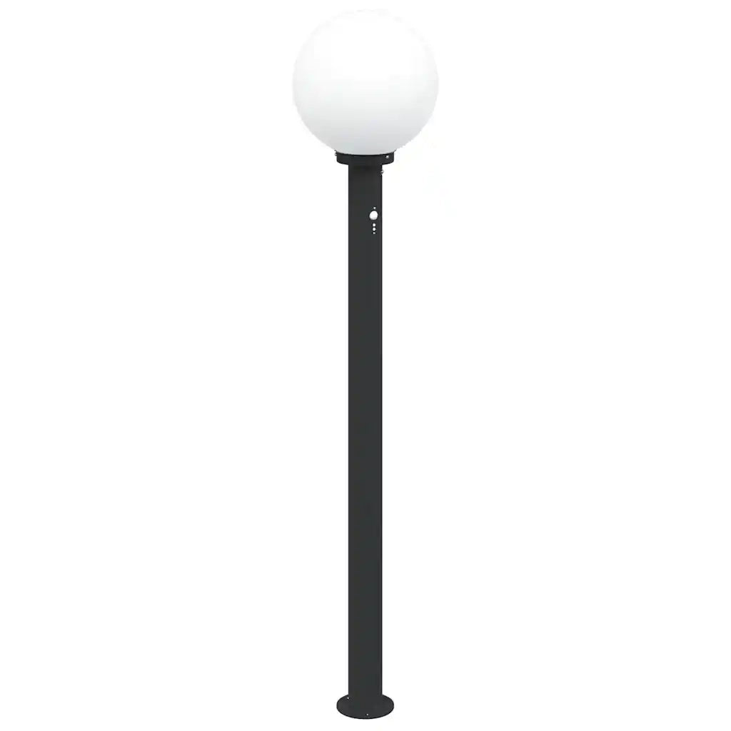 Lampada a paletto con sensore 120 cm Nera IP44 4006117