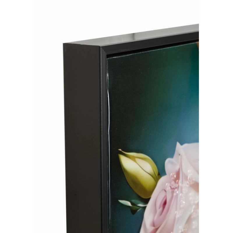 Dipinto Su Tela Laccato Fantasy Con Cornice -b- cm 72x4x102