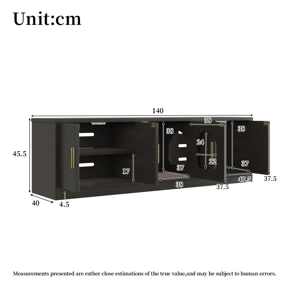 Mobile per Gatti con Lettiera Nascosta ¨C Xylo ¨C Legno, 140x40x45,5 cm