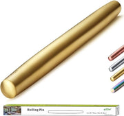 Rotolo di pasta 42 cm - acciaio inossidabile - rivestimento di titanio dorato