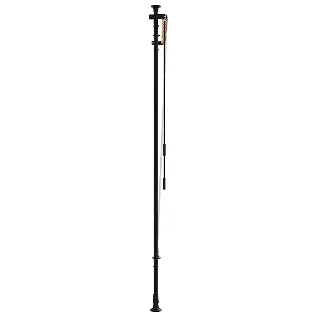 Tenda a Rullo Esterno Arancio Bianca 200x270cm Tessuto Acciaio 368771