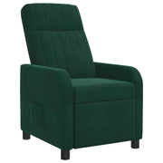 Poltrona reclinabile Verde Scuro Velluto (V) 42035111