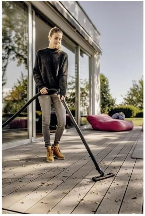 Aspirateur eau et poussiere KARCHER WD 2 Plus V-15/4/18 C - Cuve polypropylene 15 L - 1000W (Fonction soufflerie)