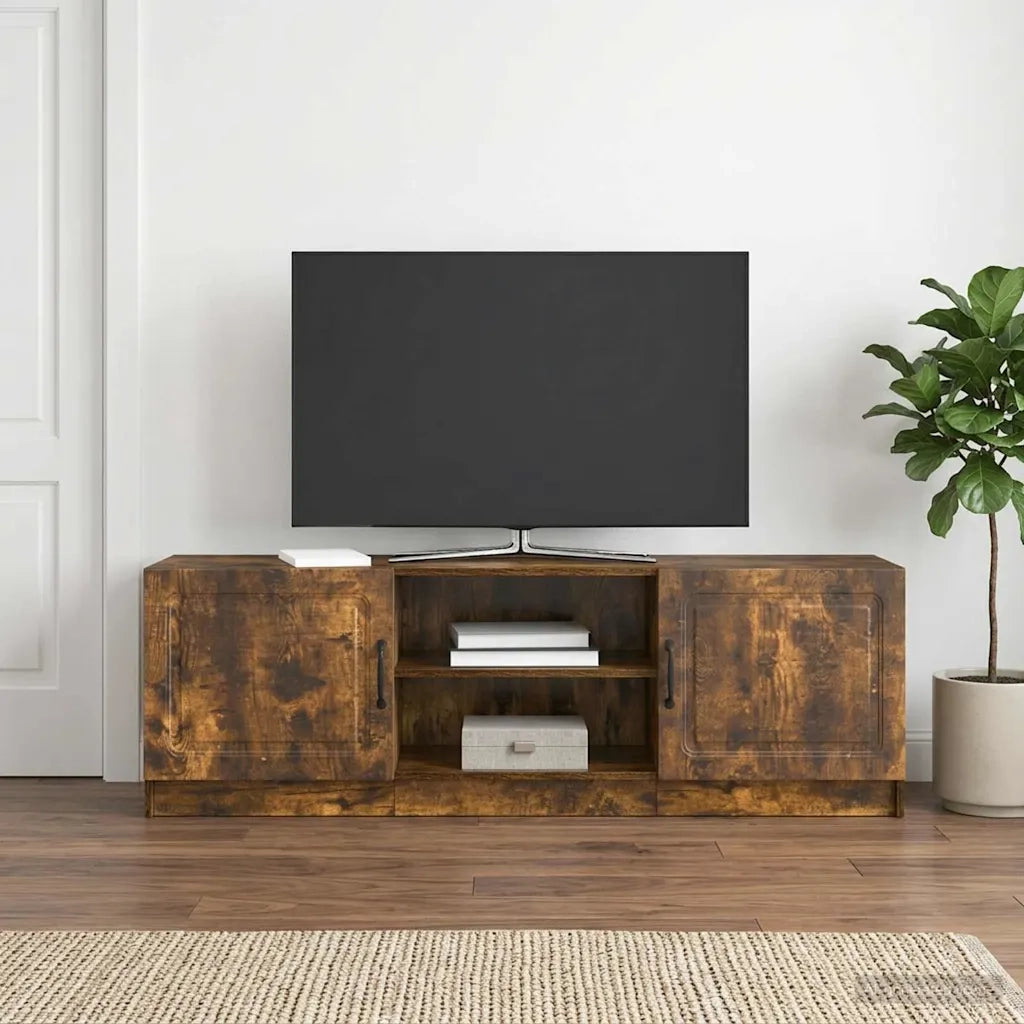 Mobile TV Rovere Fumo 150 x 31 x 47 cm Legno ingegnerizzato 895840