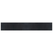 Tappeto del soggiorno | Tappeto Rettangolare Nero 60x400 cm in Bamb¨´