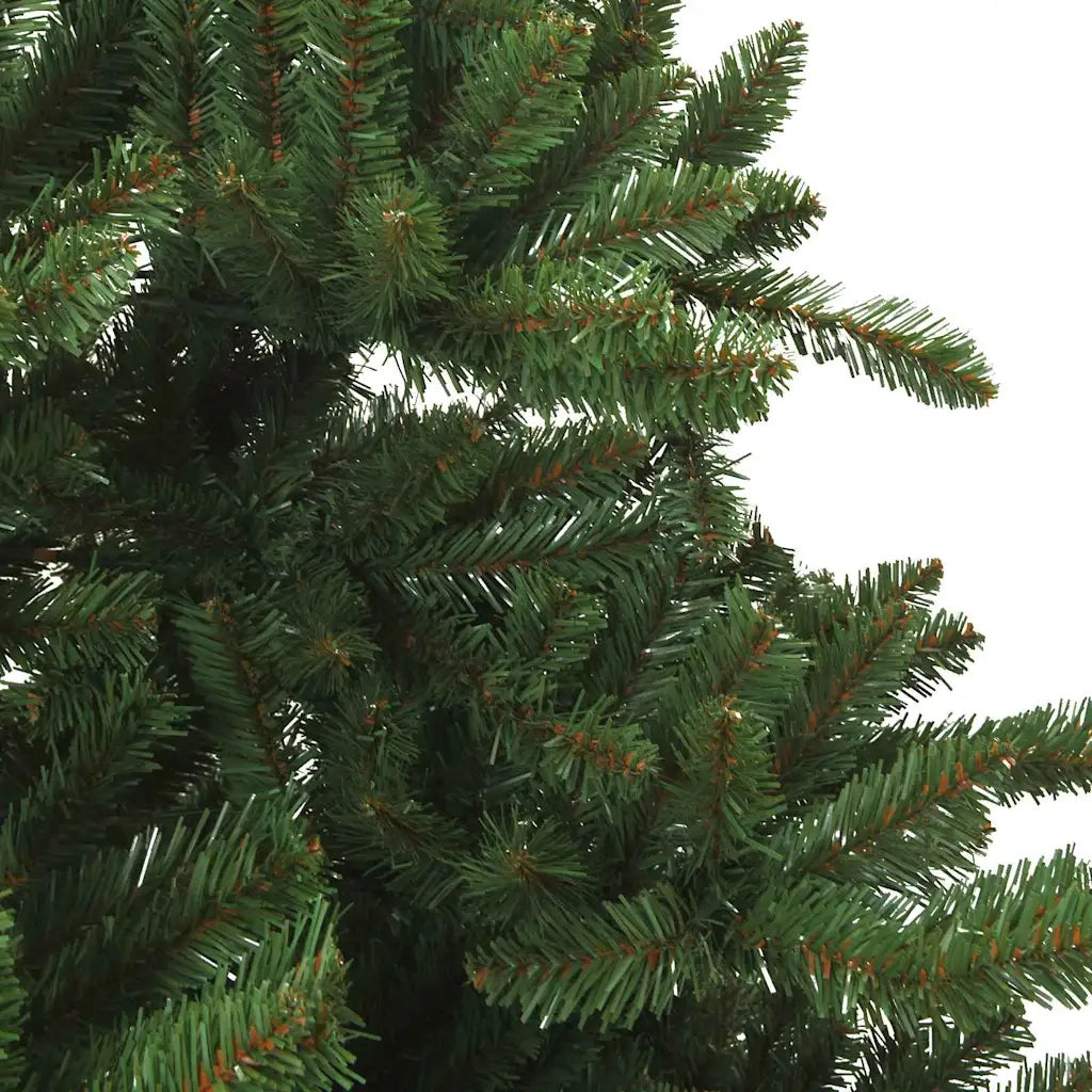 Albero di Natale Artificiale con Rami Pieghevoli Verde 180 cm