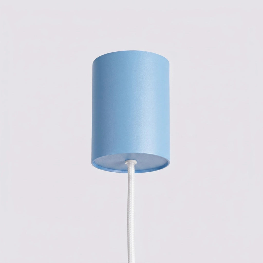 Lampadario AURA 4 azzurro Gx53