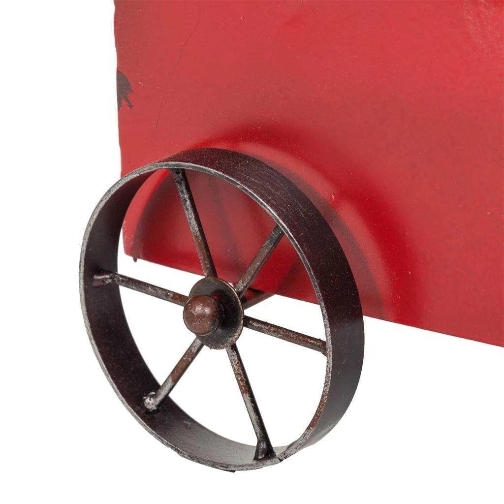 Carrello portafiori in metallo 24,5x15x28,5h